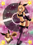 Eva Eevee by HaruShadows