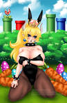 Bunny Bowsette by HaruShadows