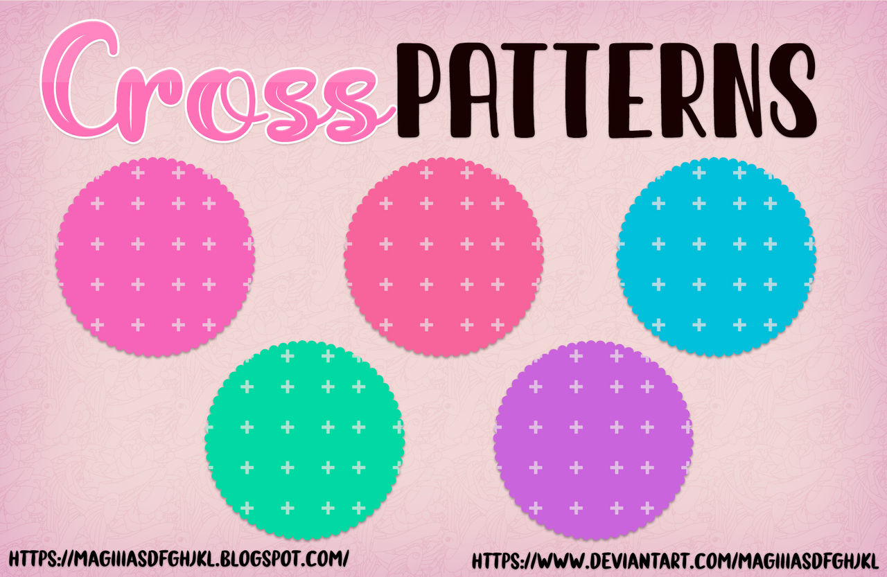 Cross patterns para Photoshop by MagiiiAsdfghjkl on DeviantArt