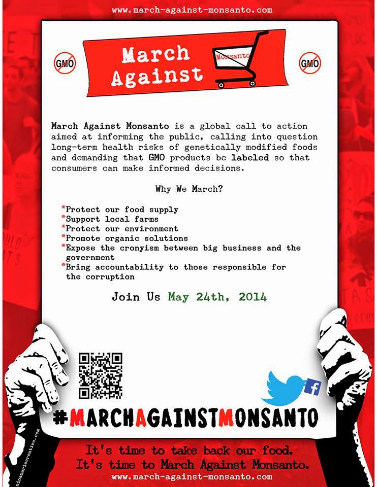 March against Monsanto: May 24, 2014