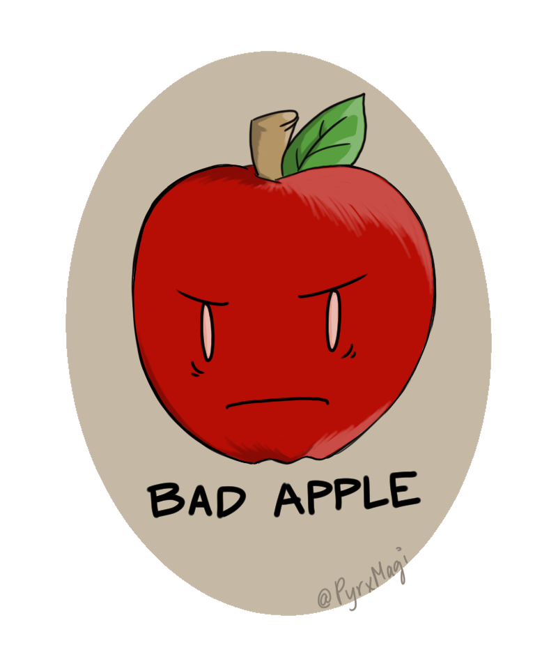 Bad Apple by DarkWaterz on DeviantArt
