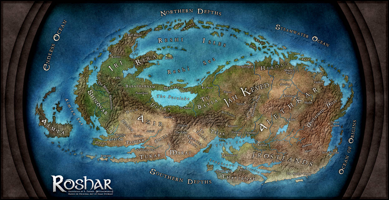 Topigraphical Roshar Map Roshar Reimagined 2022 v2.1 by stoneward13 on DeviantArt