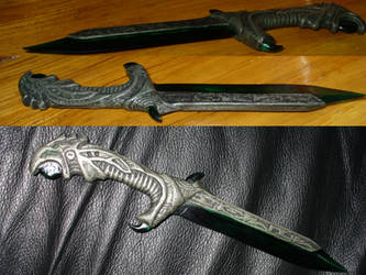 REAL Morrowind Glass Throwing Knife by Chief-01