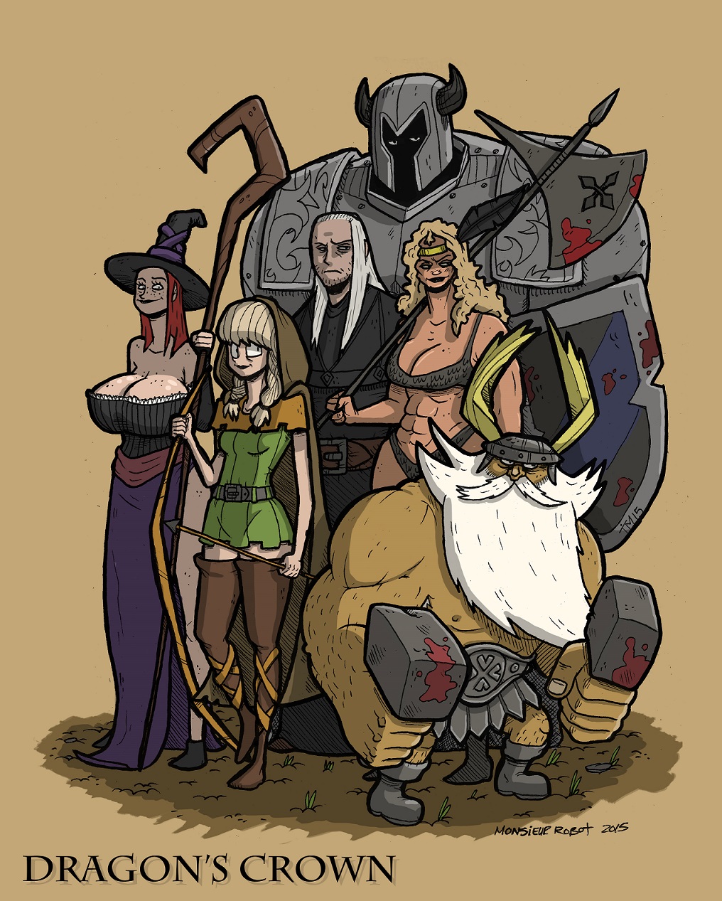 Dragon S Crown Characters By Monsieurrobot On Deviantart Dragon S Crown Characters By Monsieurrobot On Deviantart