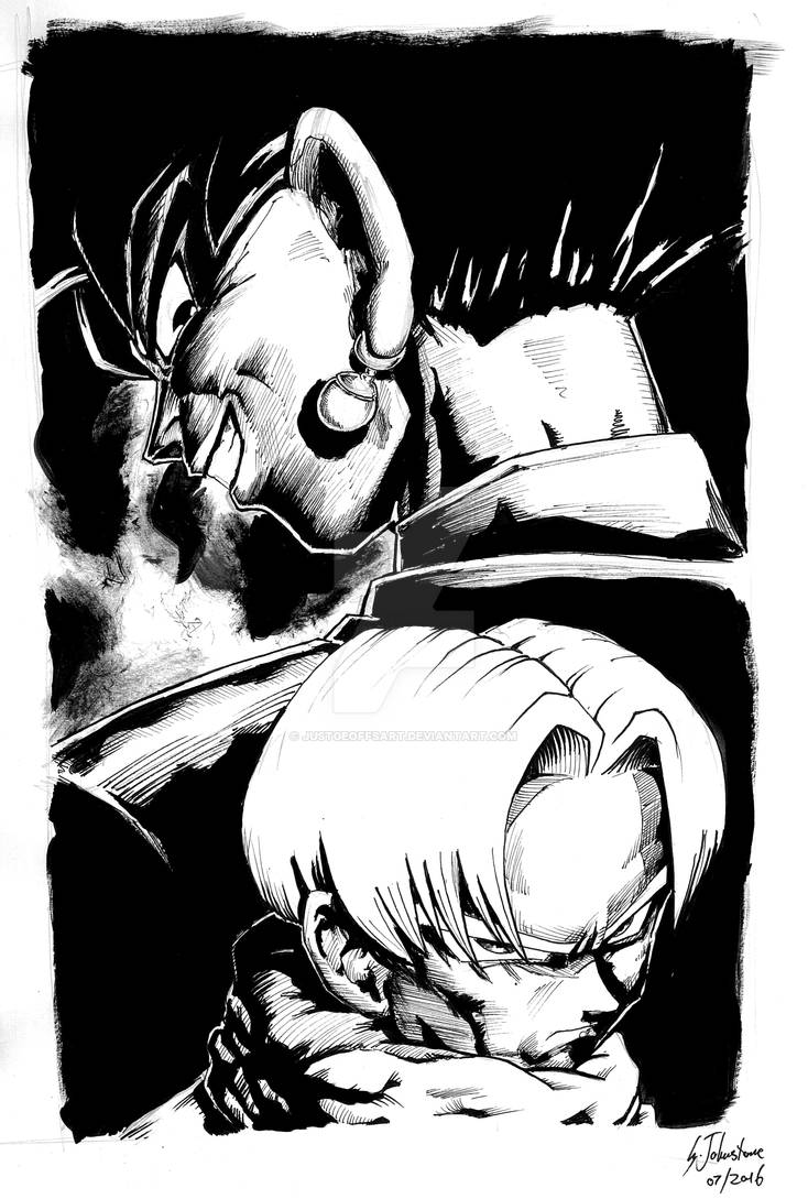 Black Goku Vs Future Trunks Ink By Justgeoffsart On Deviantart Black Goku Vs Future Trunks Ink By Justgeoffsart On Deviantart