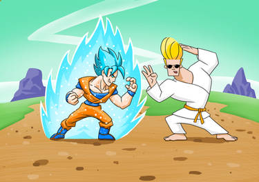 Goku vs Johnny Bravo - This wont end well!