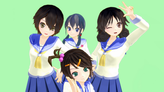 [MMD] Corpse Party Girls DL