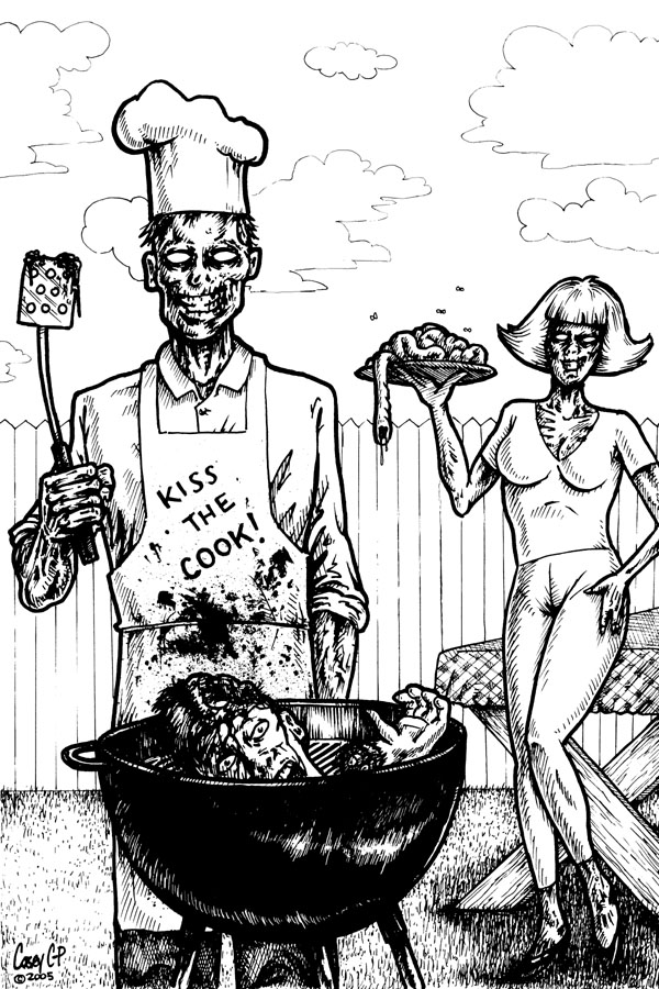 Zombie Family BBQ