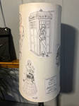 Doctor Who decoupage lampshade 04