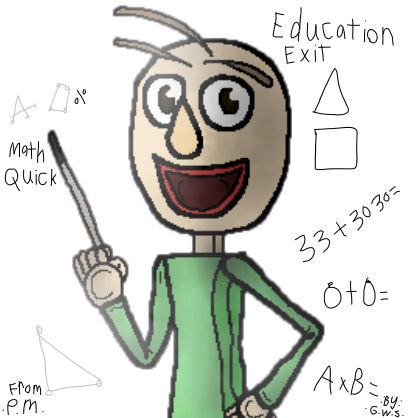Baldi Math Equation Baldi's Math Quick! by Paperman17 on DeviantArt
