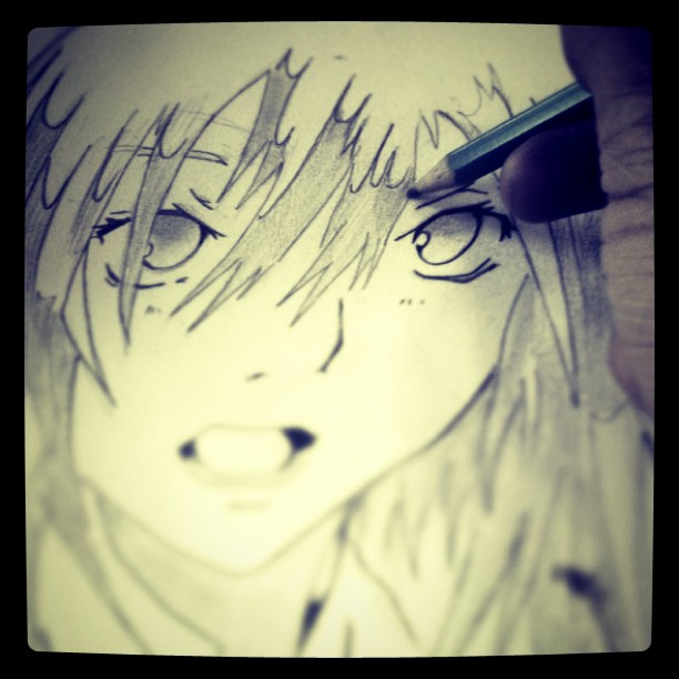 Drawing manga