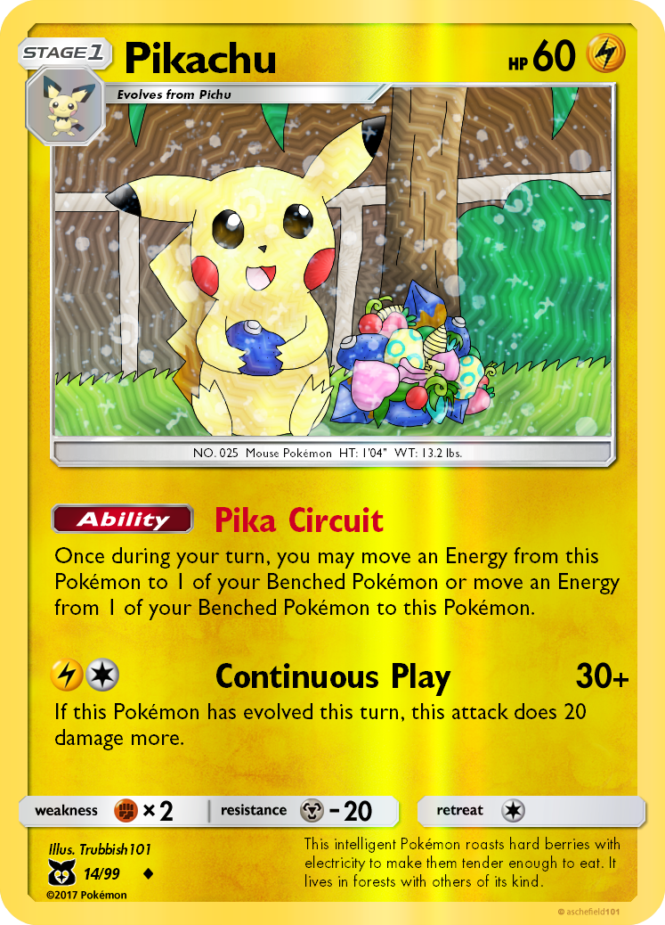 Micachu Card Pikachu Card by trubbish101 on DeviantArt