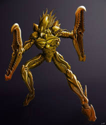 MDB Bestiary: Zebesian Space Pirate-X (Gold)