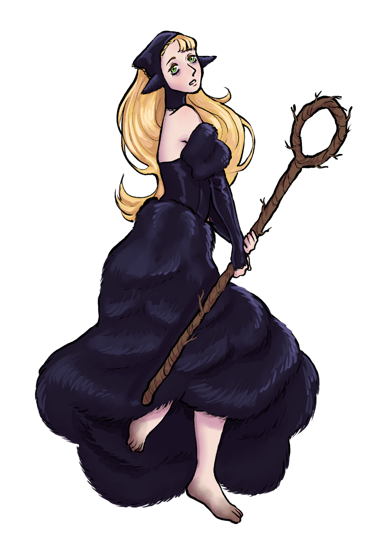 marcille black dress Cosplay: A Stunning Transformation Marcille is three TENITOL Tall Delicious in Dungeon: