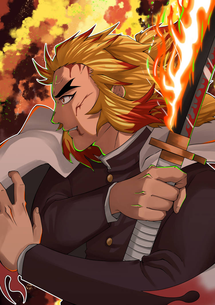 Rengoku Kyoujuro by dewansemicolon3 on DeviantArt