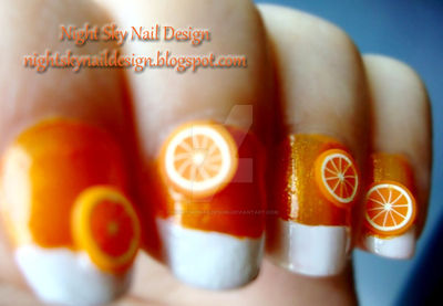 31 Day Challenge, Day 2: Orange Nails