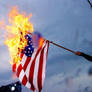 Burning american flags I LIKE