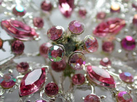 Vintage Pink Rhinestones