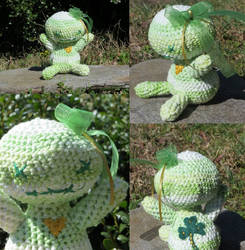 Irish Lucky Girl Poppet Doll for St. Patrick's Day