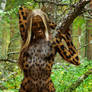 leopard woman