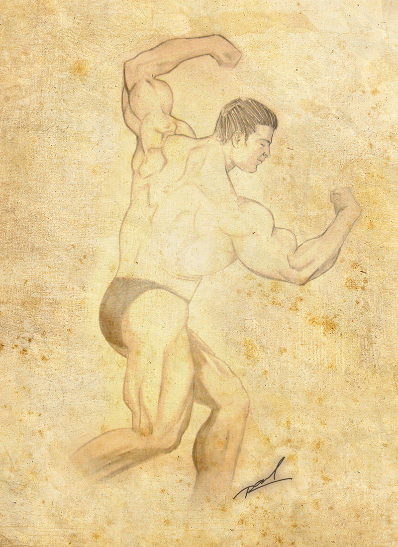 Male body study 1