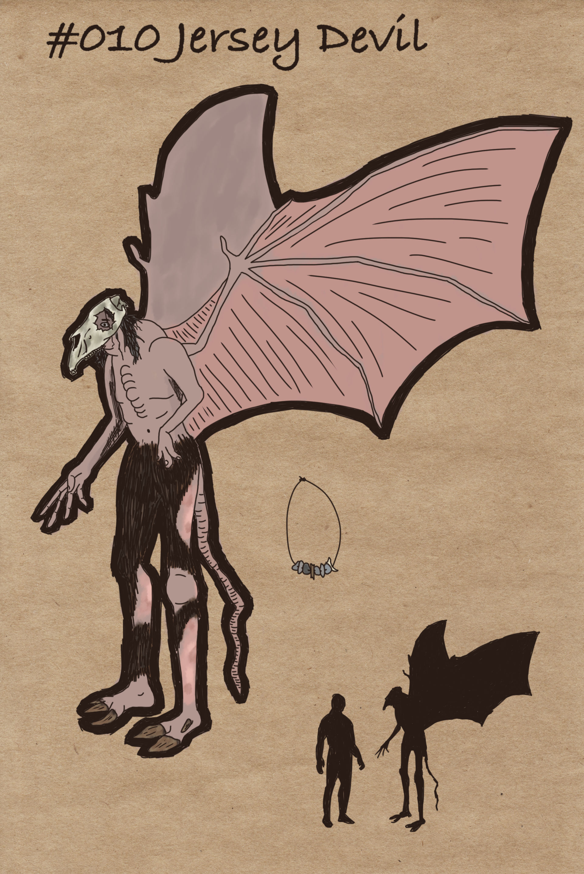 Devil Cryptid The Cryptid Cases - Jersey Devil by OperaGhost21 on DeviantArt