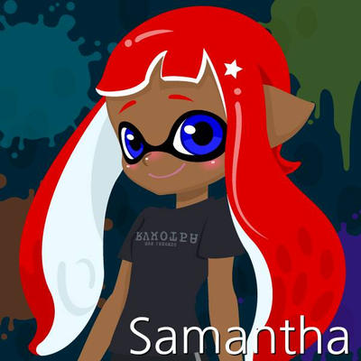 Samantha (14 Years old, Inkling Form) by Brightsworth-Heroes on DeviantArt