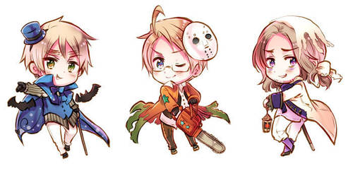 More Chibi Halloween Costumes