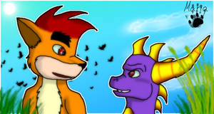 skyl spyro and crash