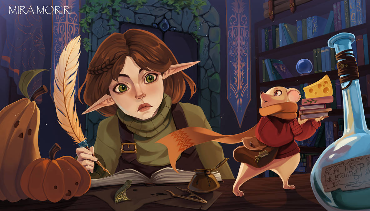 Library Mouse Characters A Library Mouse by lofiMORIRI on DeviantArt