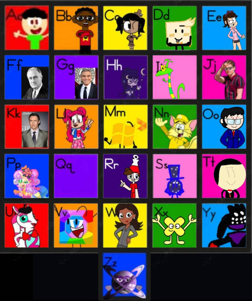 Alphabet Collab by JohnnytheCartoonFan on DeviantArt