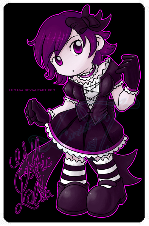 Commission:Chibi Gothic Lolita