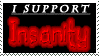 I support Insanity stamp by SupremeSonrio