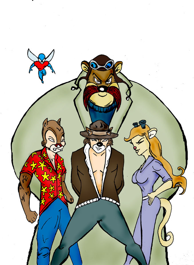 rescue rangers 354 shaded by frogman354 on DeviantArt