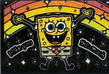 spongebob happy hour rainbow