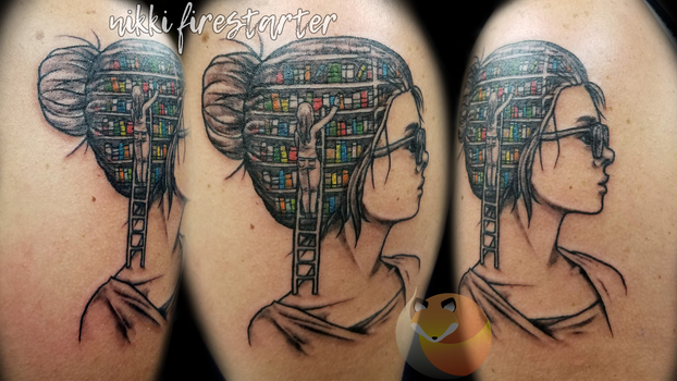 Library Headspace Tattoo