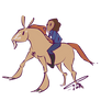 Time to ride, canter animation