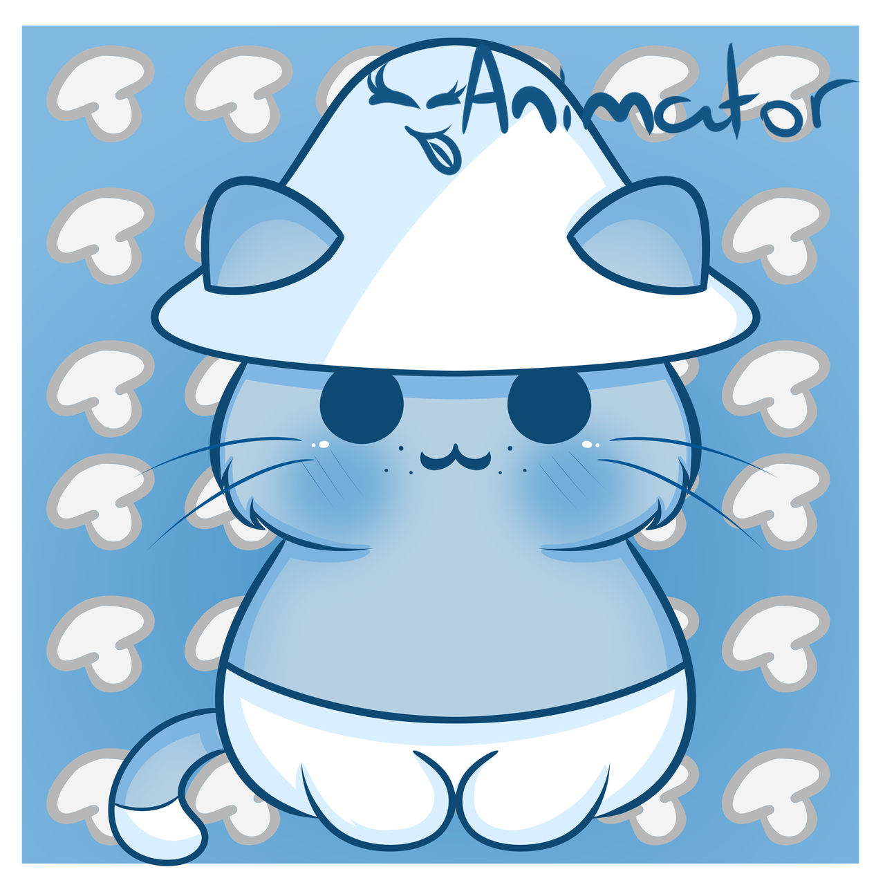 Smurf Cat by annimatour on DeviantArt