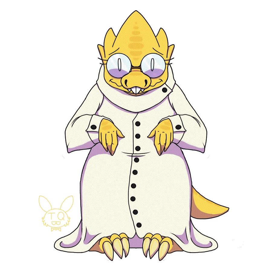 Alphys Gif by QuickBitter on DeviantArt