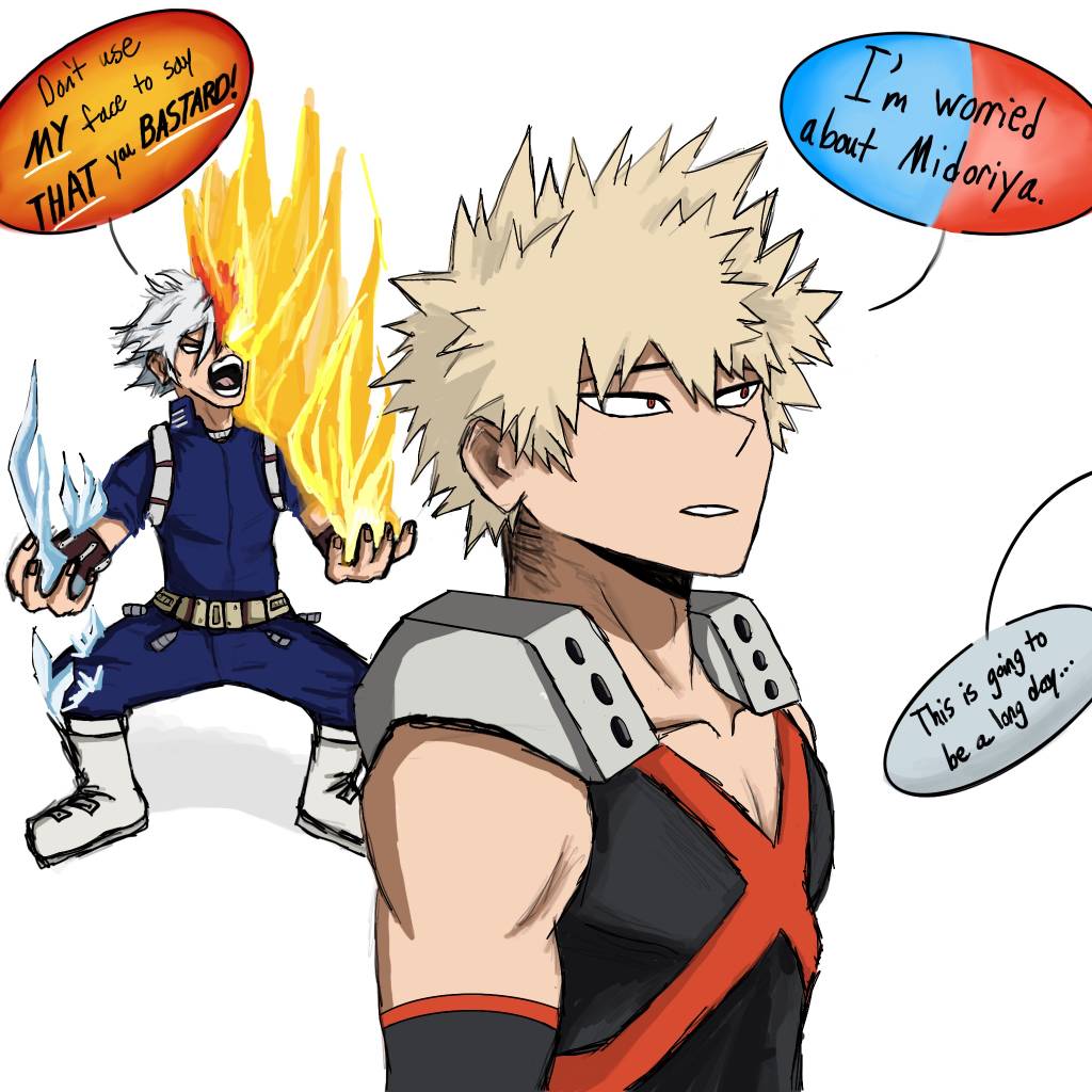 2/2 of MHA body swap comic by gippersgreatworld on DeviantArt