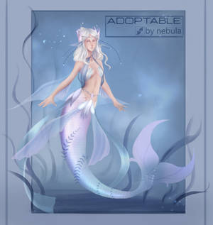 [CLOSE] Adoptable - Moon mermaid