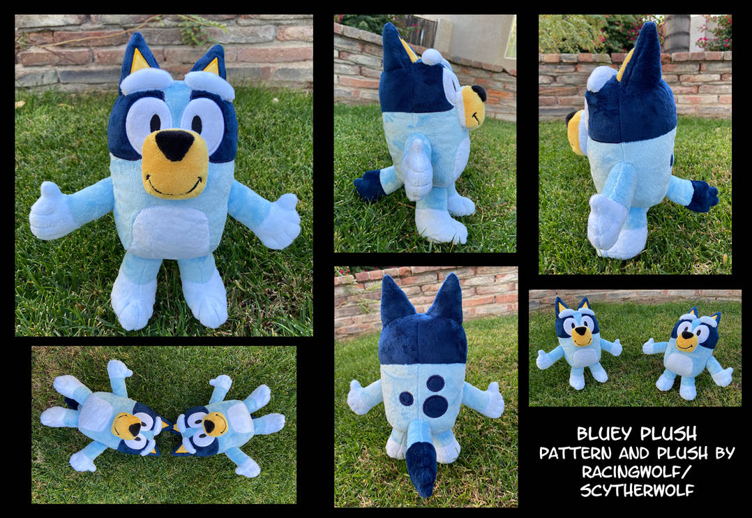 Bluey Leg Shell Bluey plush! by racingwolf on DeviantArt