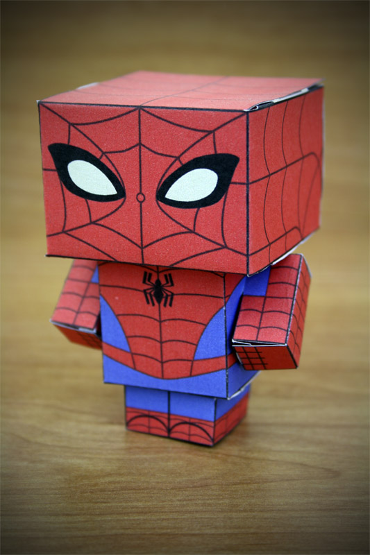 CubeCraft Spiderman by digital-uncool on DeviantArt