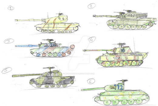 Tanks in Sandarusian civil war