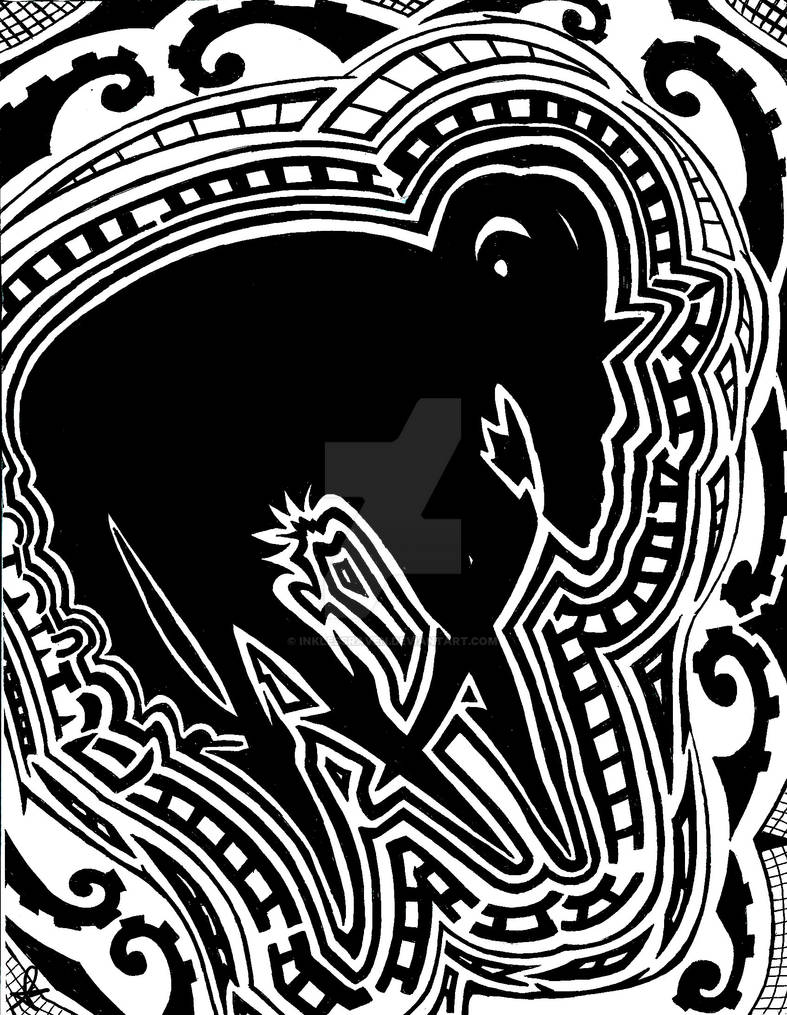 The Black Ram Demon by InklessRaven on DeviantArt