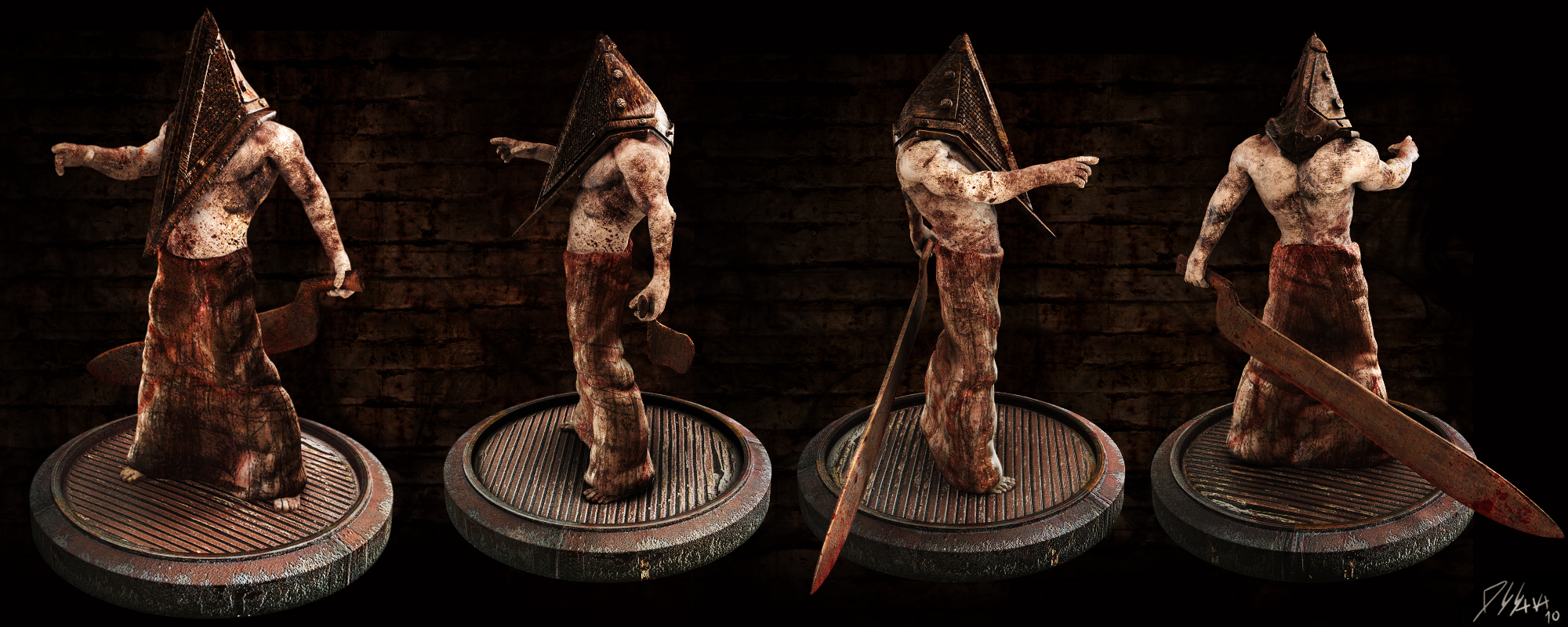 Silent Hill 2 - Pyramid Head + animations by Quake332 on DeviantArt