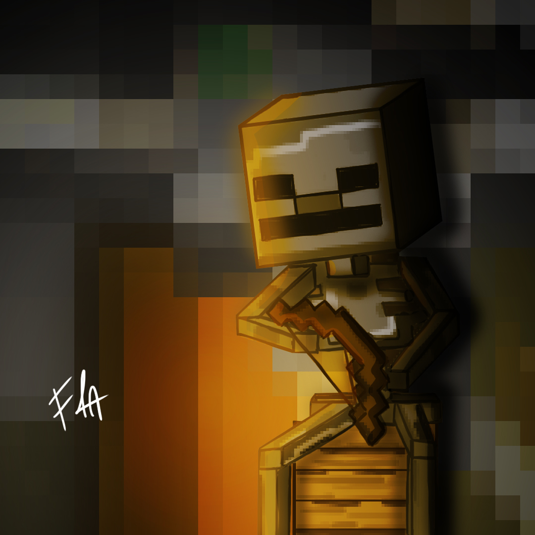 Distorted Minecraft Skeleton Skeleton Minecraft Disegno by A4Fra on DeviantArt