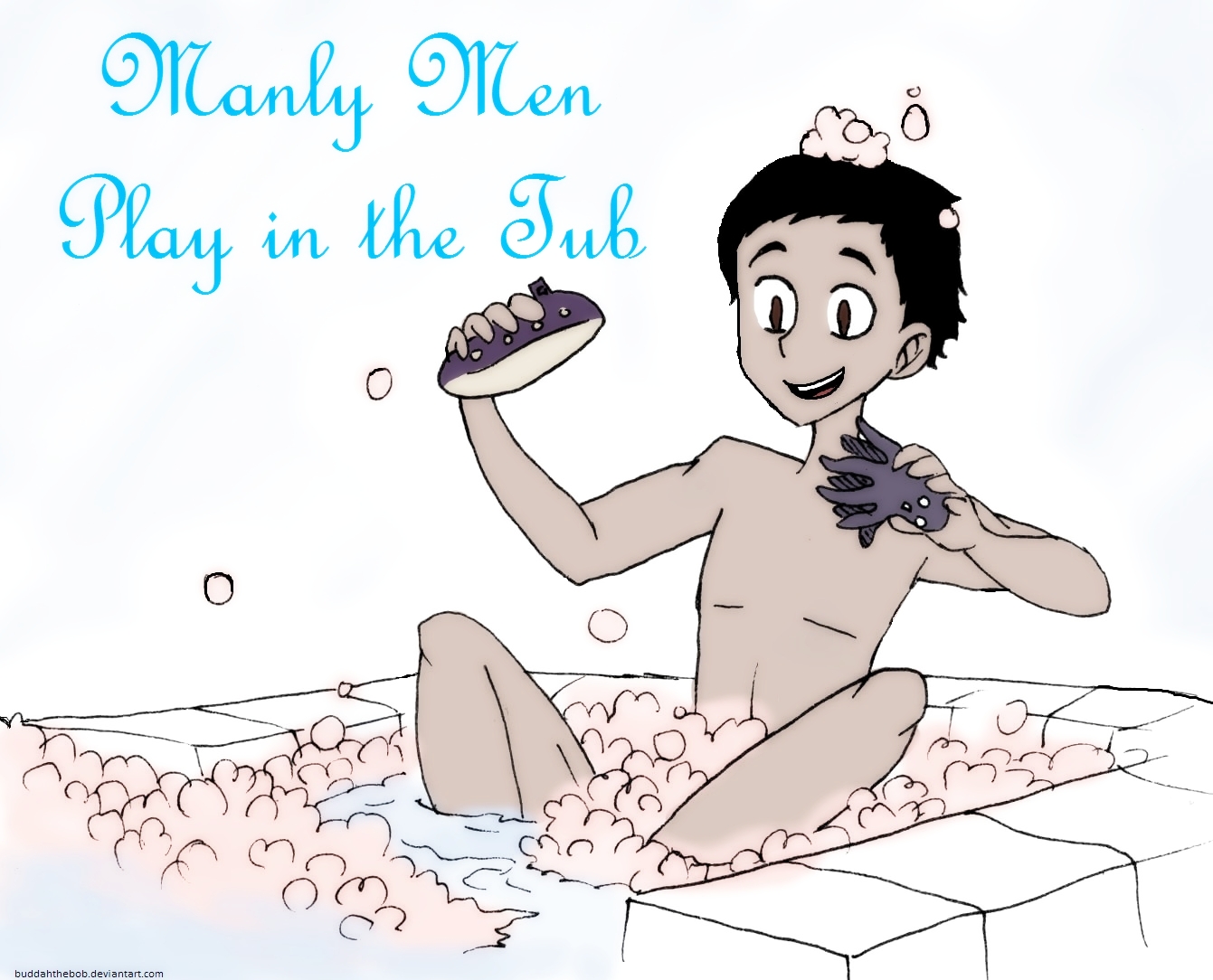 GR- Manly Men Play in the Tub