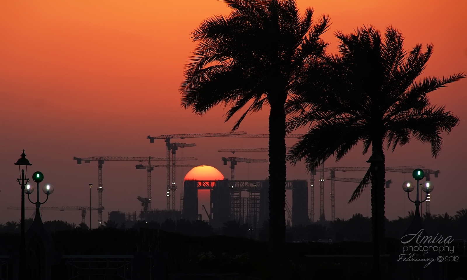 Abu Dhabi sunset