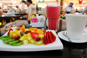 Fruit salad in Marina mall Abu Dhabi